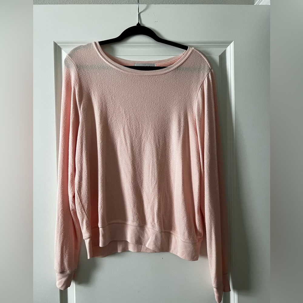 Soft pale pink Wildfox sweatshirt